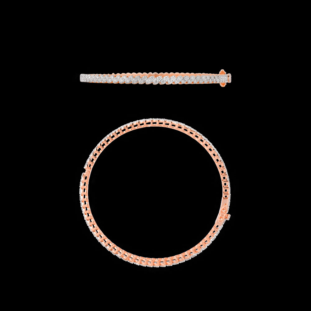 18K Rose Gold DAILY WEAR BANGLES