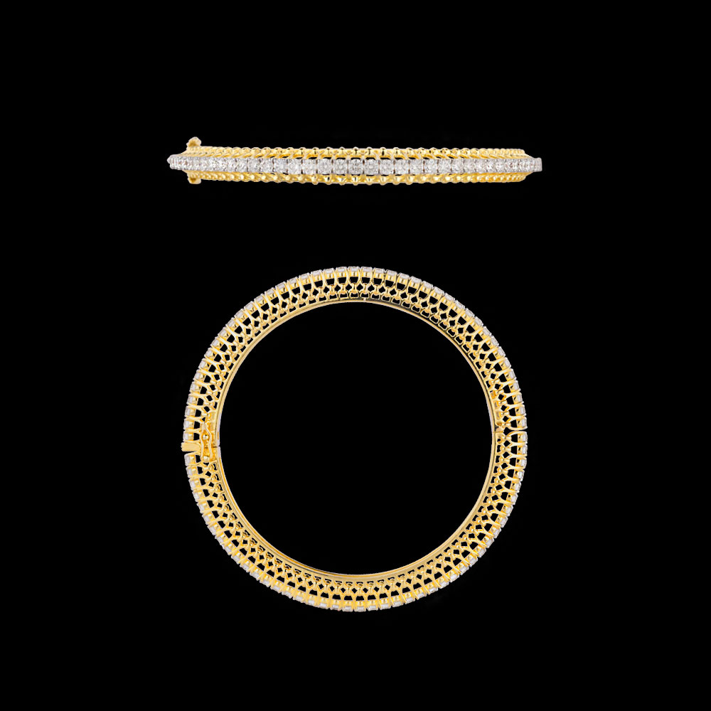 Delicate Bangles – 18K Rose Gold | Gharenu GH004BNGBSP70063