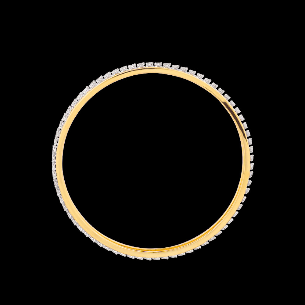 Exclusive Bangles – 18K Two Tone (Rose Gold + Yellow Gold) | Gharenu GH062BNGTBNF-0826 Exclusive Bangles – 18K Two Tone (Rose Gold + Yellow Gold) | Gharenu GH062BNGTBNF-0826