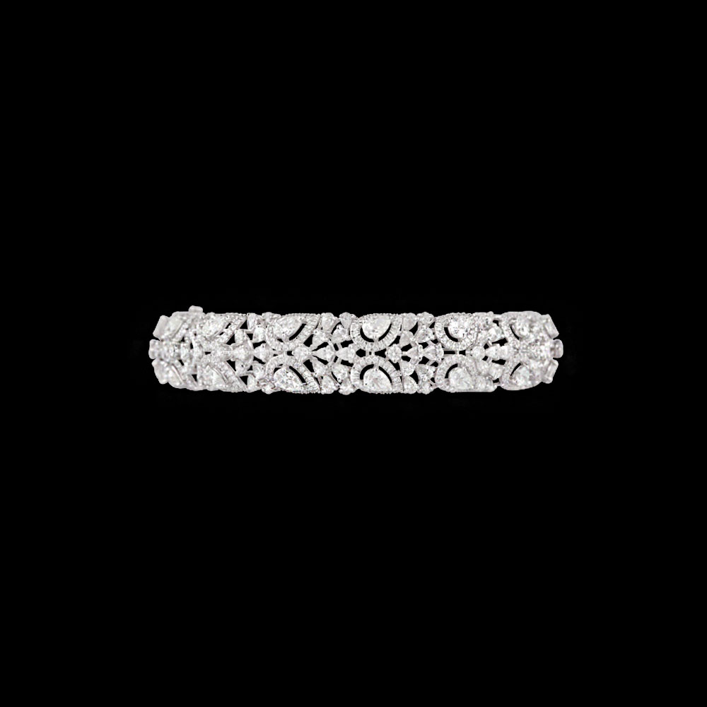 Exclusive Bangles – 14K White Gold | Gharenu GH078BNGSPJBG-0355 Exclusive Bangles – 14K White Gold | Gharenu GH078BNGSPJBG-0355