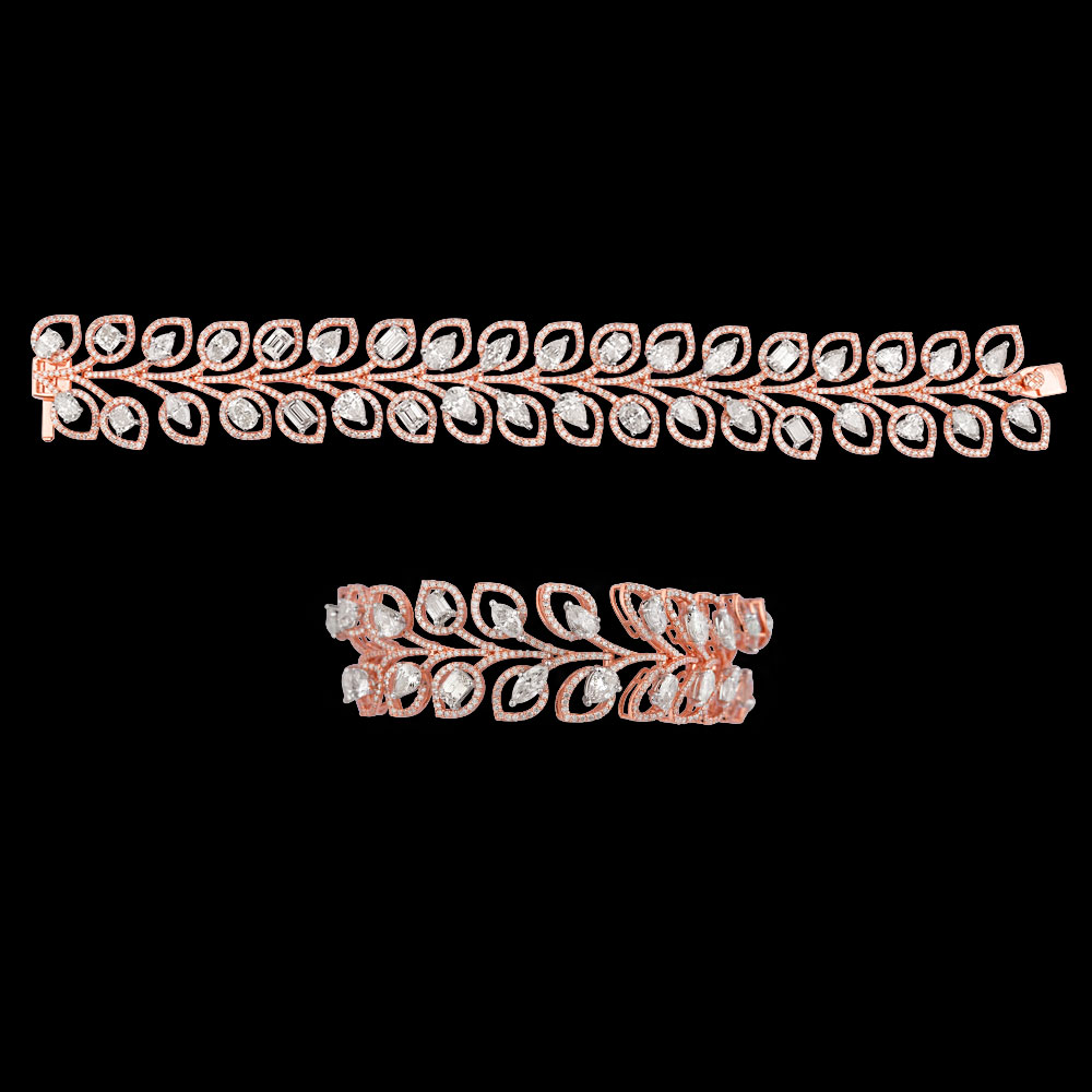 Bracelets – 18K White Gold | Gharenu AYV-AAA-618-1_BLK