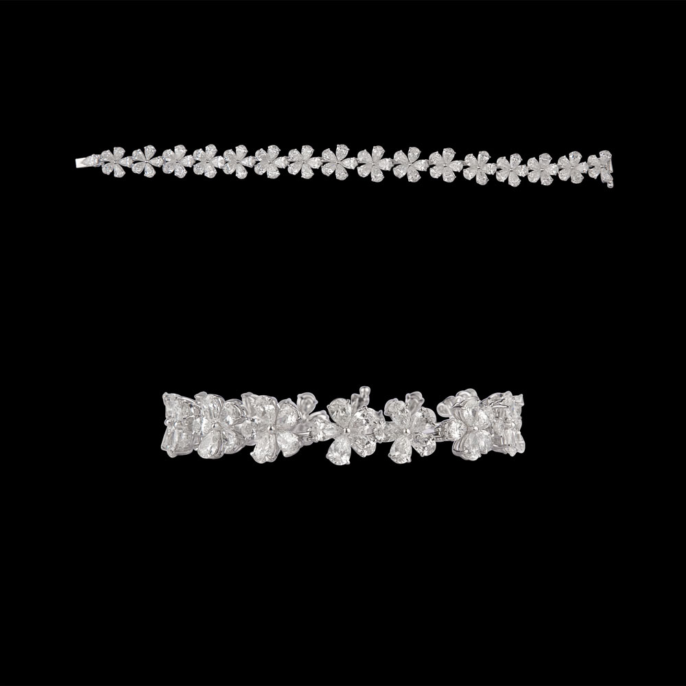 Bracelets – 18K White Gold | Gharenu AYV-AAA-649-1_BLK
