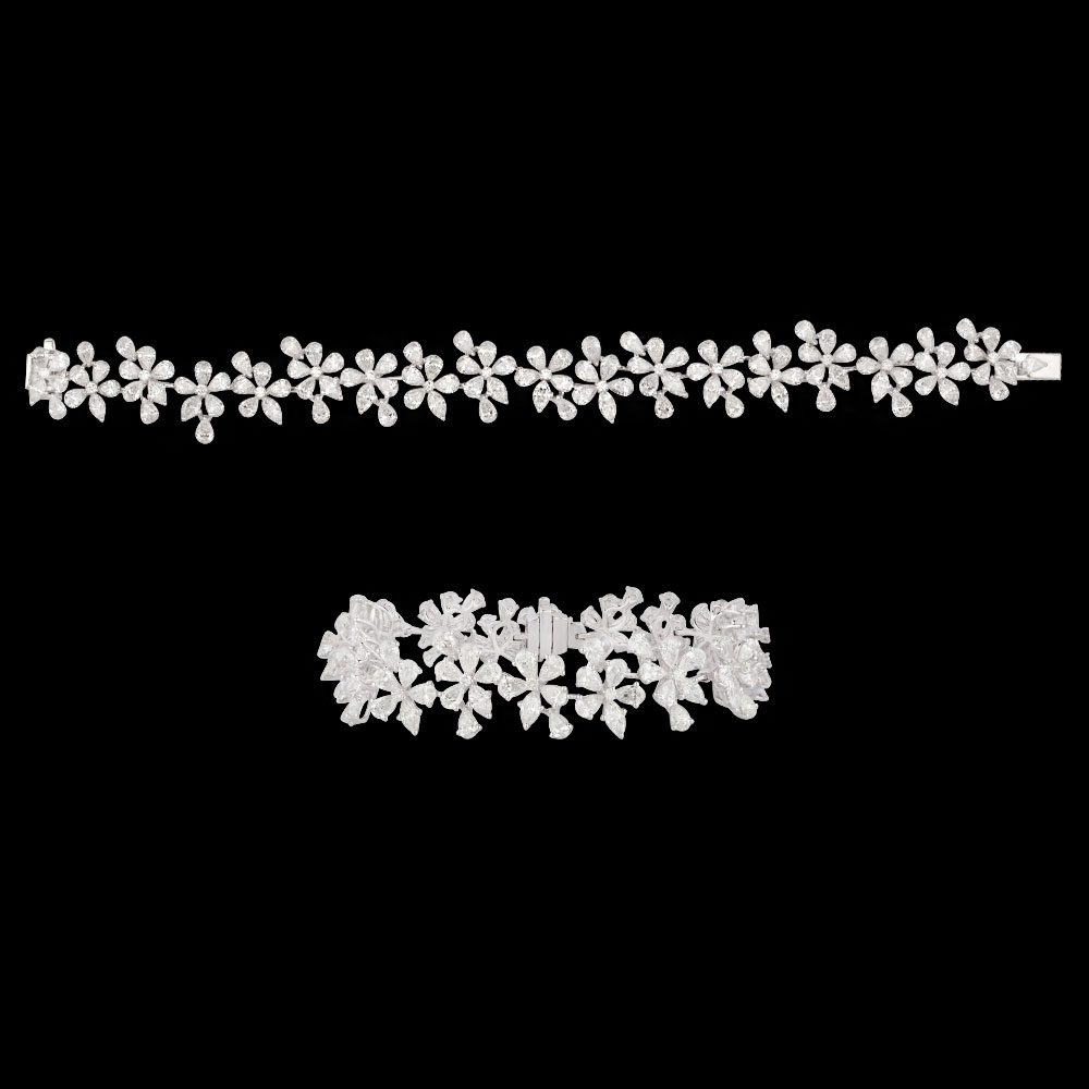 Bracelets – 18K White Gold | Gharenu AYV-AAA-657-1_BLK