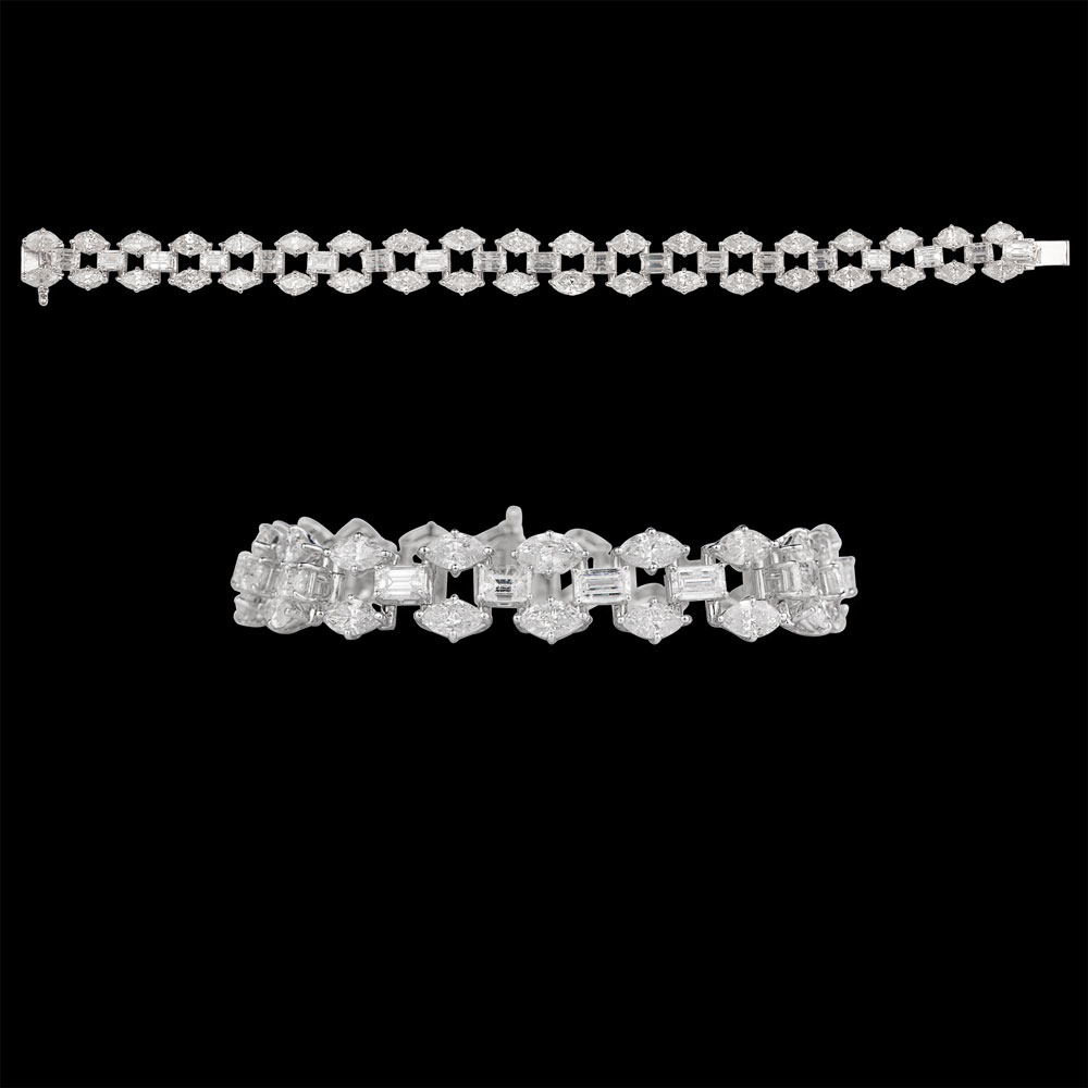 Bracelets – 18K White Gold | Gharenu AYV-OOO-103-1_BLK
