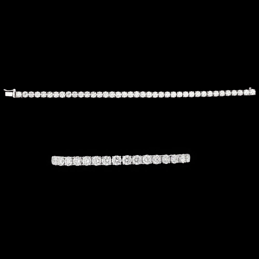 Exclusive Tennis Bracelets – 18K White Gold | Gharenu GH004WBRBSP11097