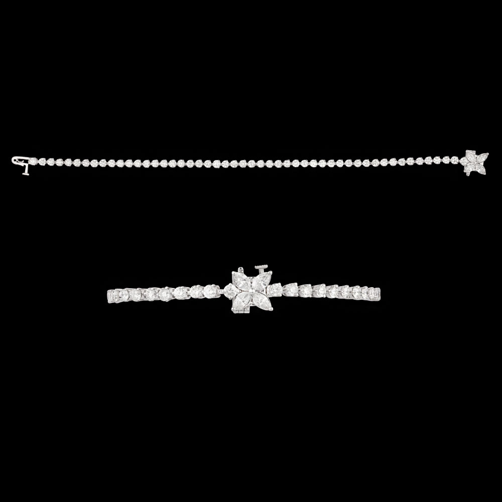 Delicate Bracelets – 14K White Gold | Gharenu GH004WBRBSP11111