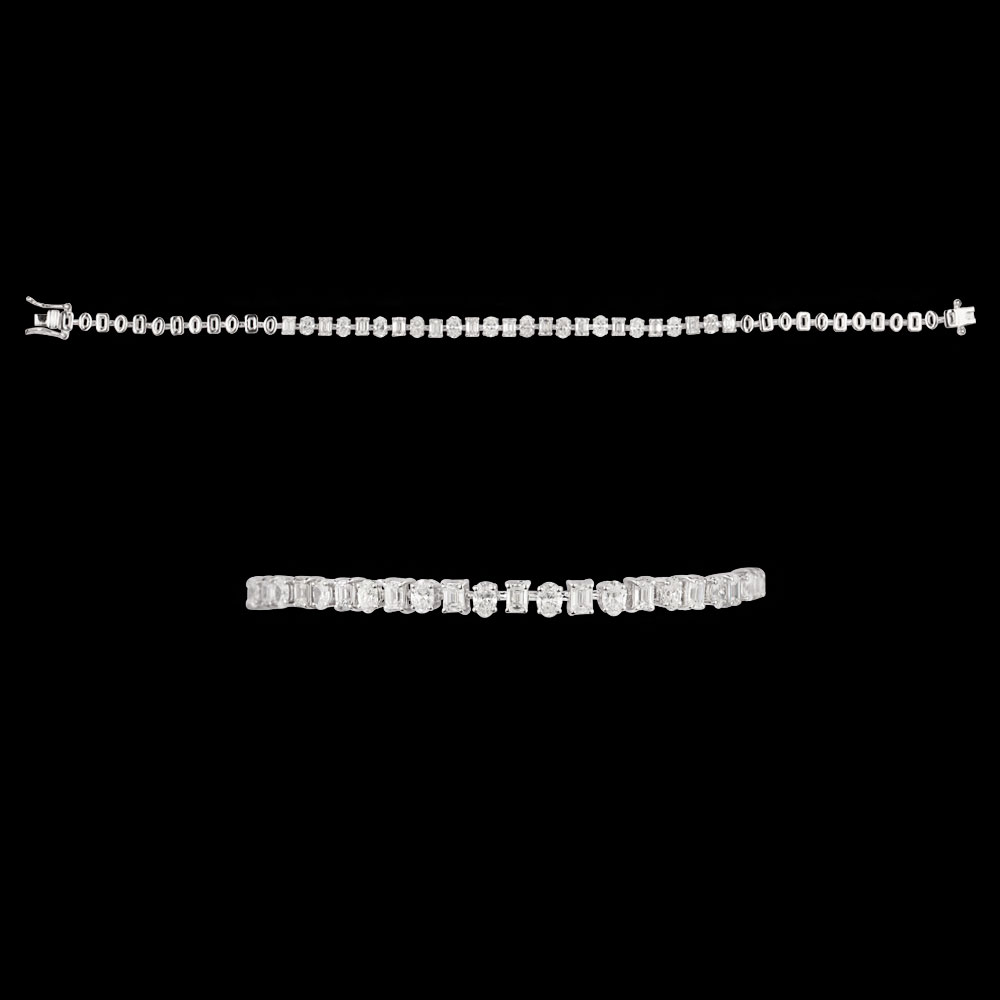 Delicate Bracelets – 18K White Gold | Gharenu GH004WBRBSP11112
