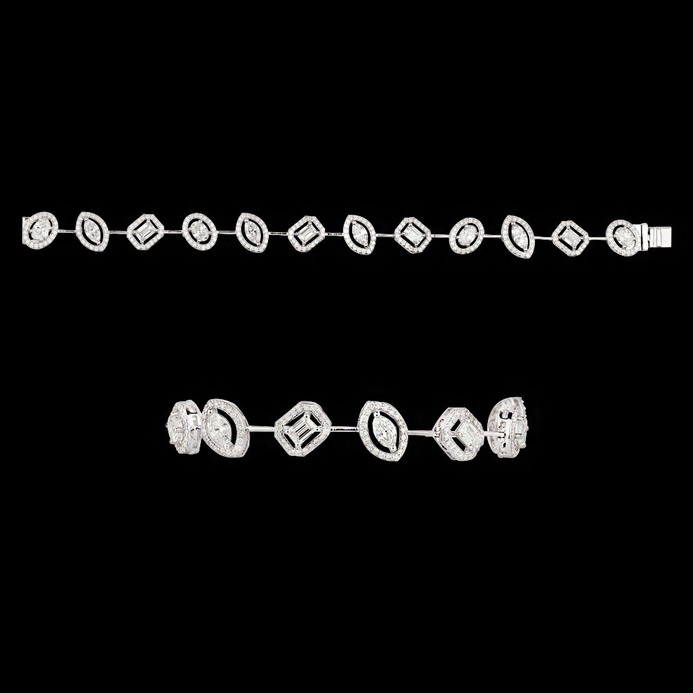 Exclusive Tennis Bracelets – 14K White Gold | Gharenu GH004WBRNDP11255