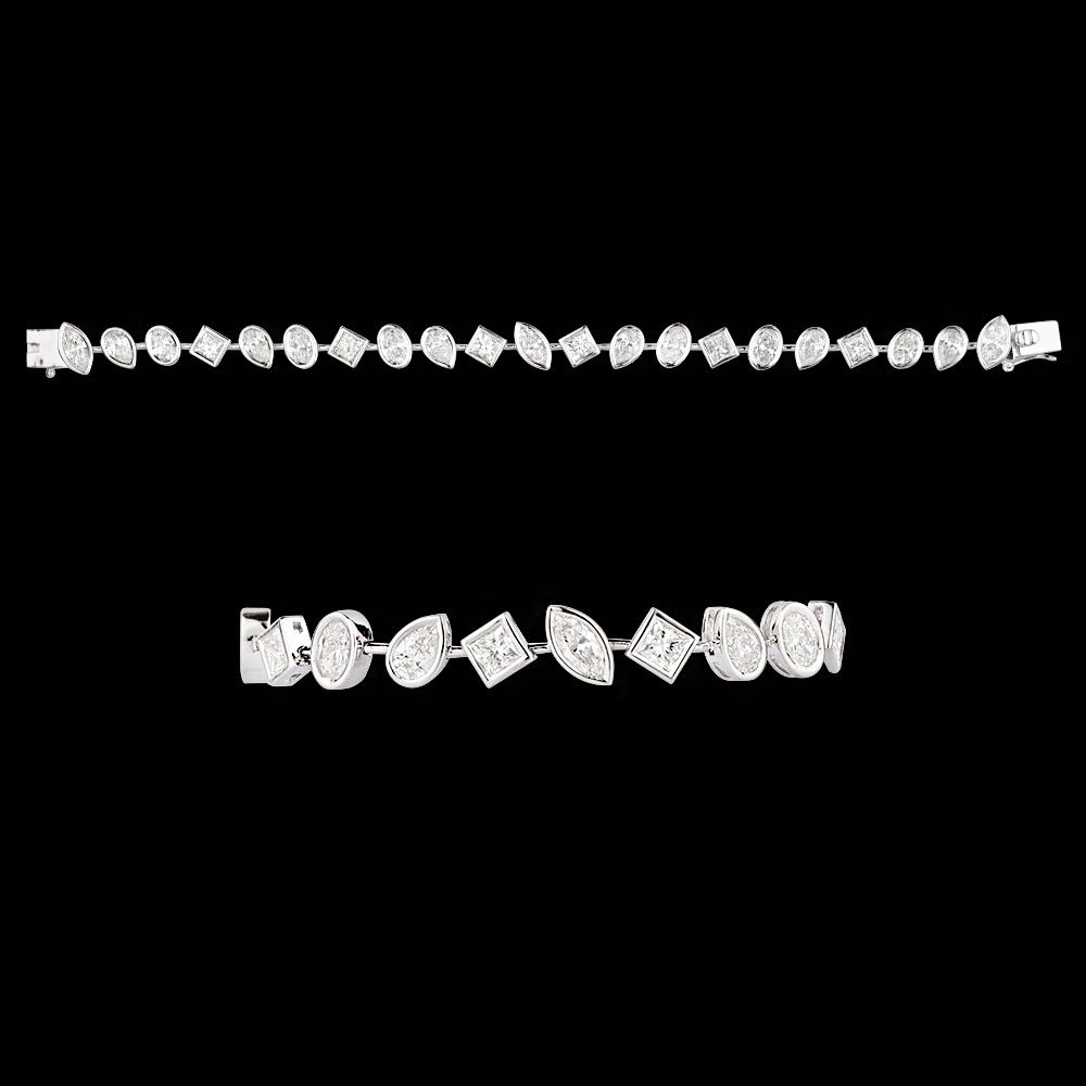 Exclusive Tennis Bracelets – 14K White Gold | Gharenu GH004WBRNDP11266