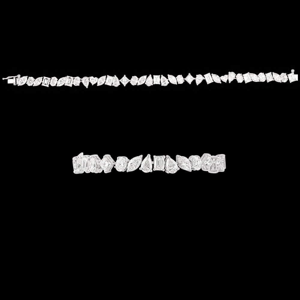 Pointer Bracelets – 14K White Gold | Gharenu GH004WBRNDP11269 Pointer Bracelets – 14K White Gold | Gharenu GH004WBRNDP11269