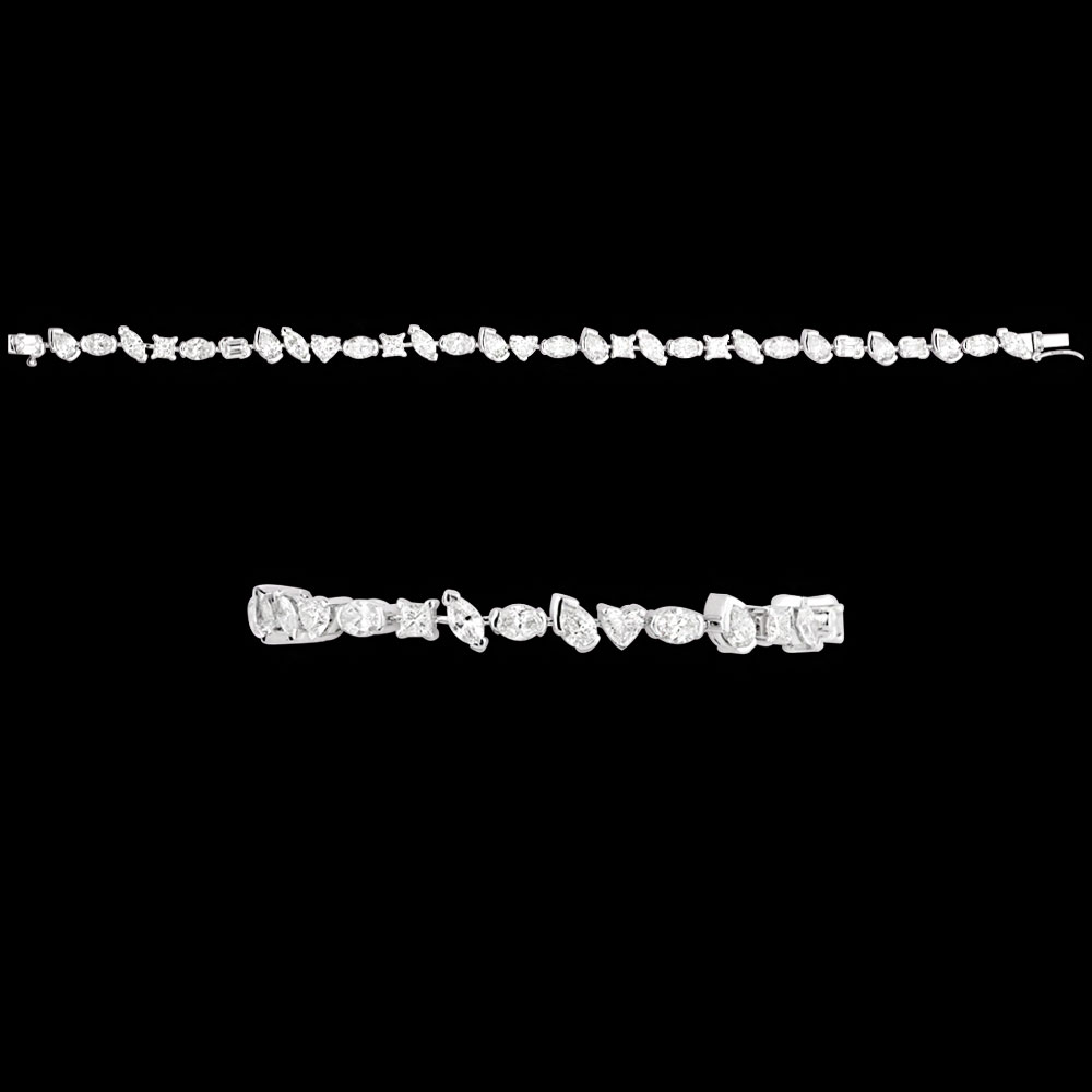 Pointer Bracelets – 14K White Gold | Gharenu GH004WBRNDP11270 Pointer Bracelets – 14K White Gold | Gharenu GH004WBRNDP11270