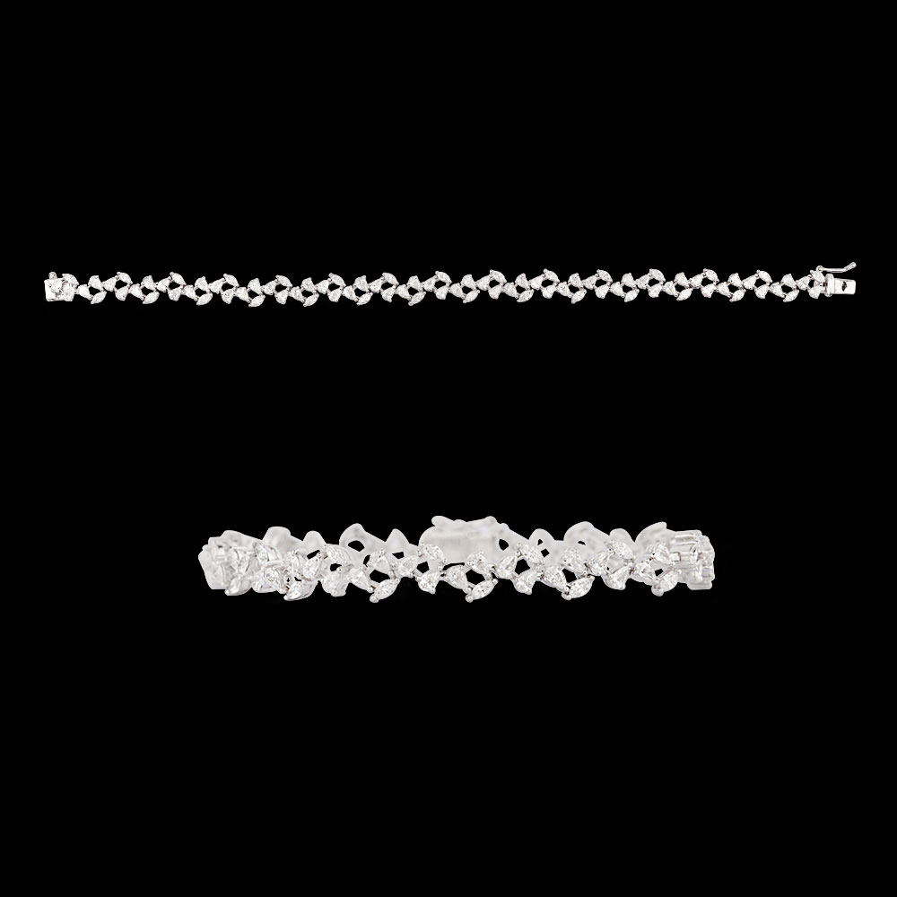 18K White Gold DELICATE BRACELETS