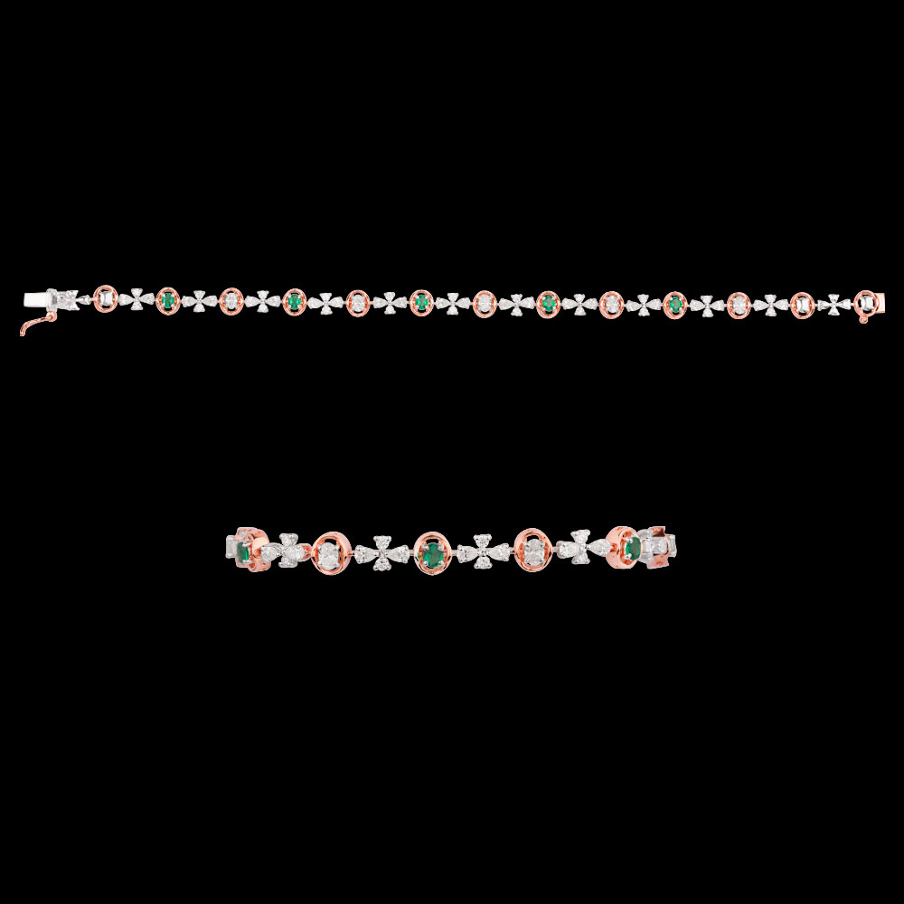 18K Two Tone (Rose Gold + White Gold) EXCLUSIVE BRACELETS