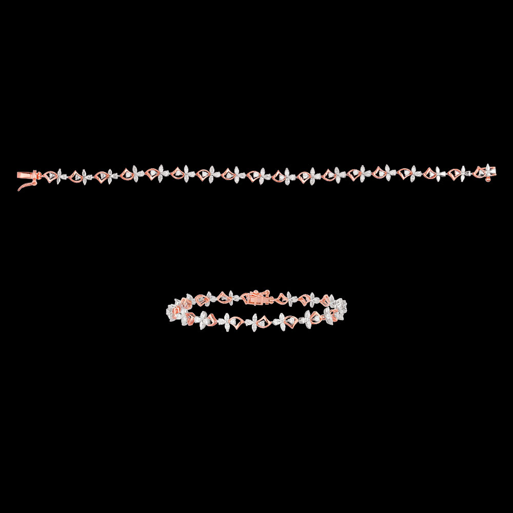 18K Two Tone (Rose Gold + White Gold) EXCLUSIVE BRACELETS