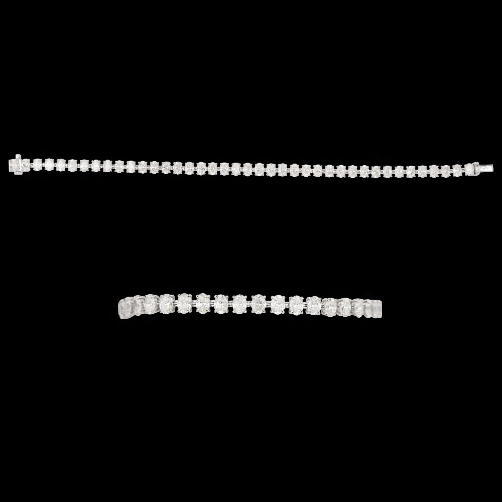 18K White Gold EXCLUSIVE TENNIS BRACELETS