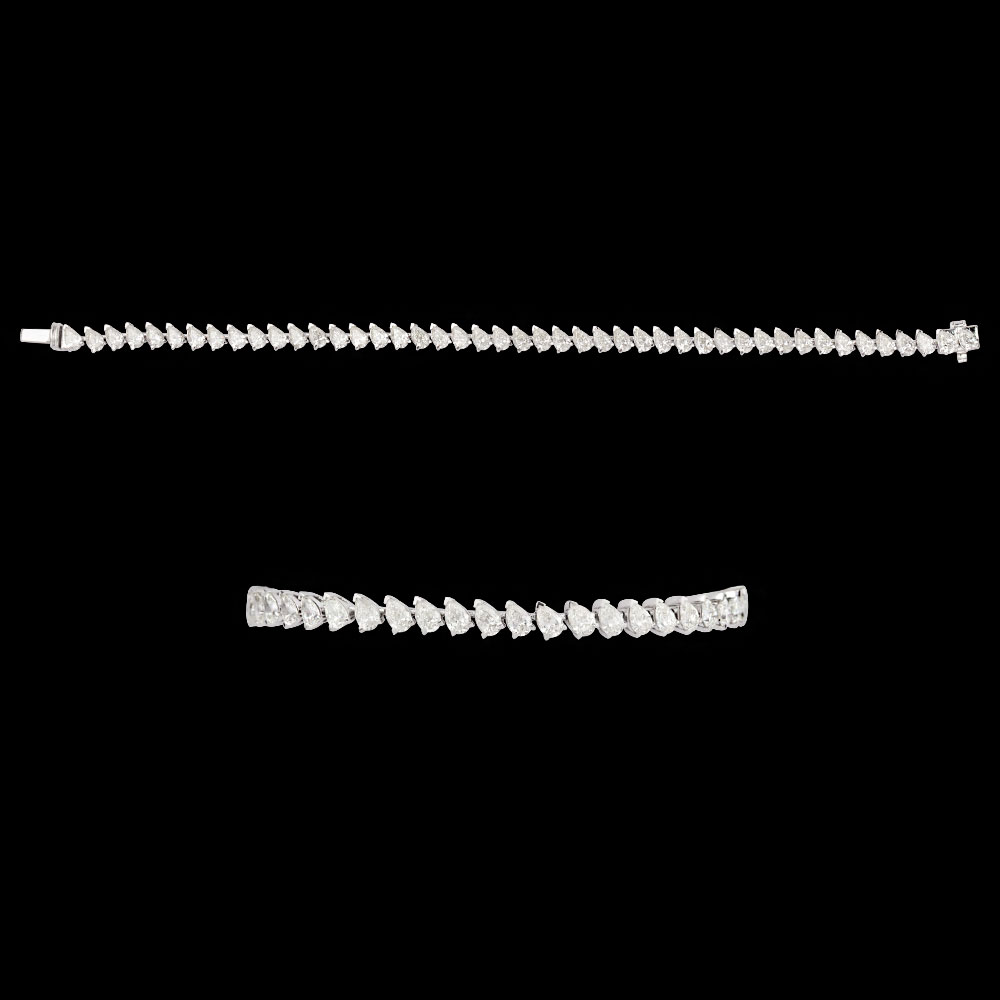 18K White Gold EXCLUSIVE TENNIS BRACELETS