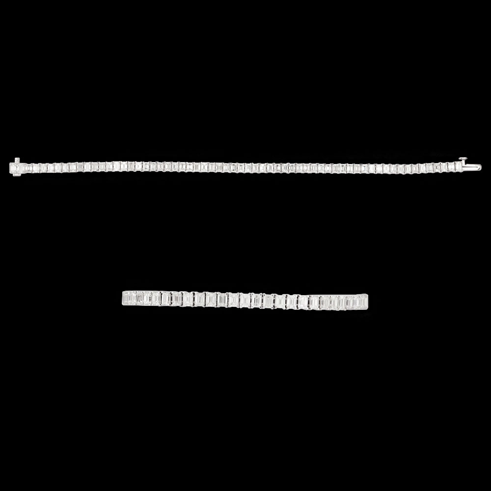 18K White Gold EXCLUSIVE TENNIS BRACELETS