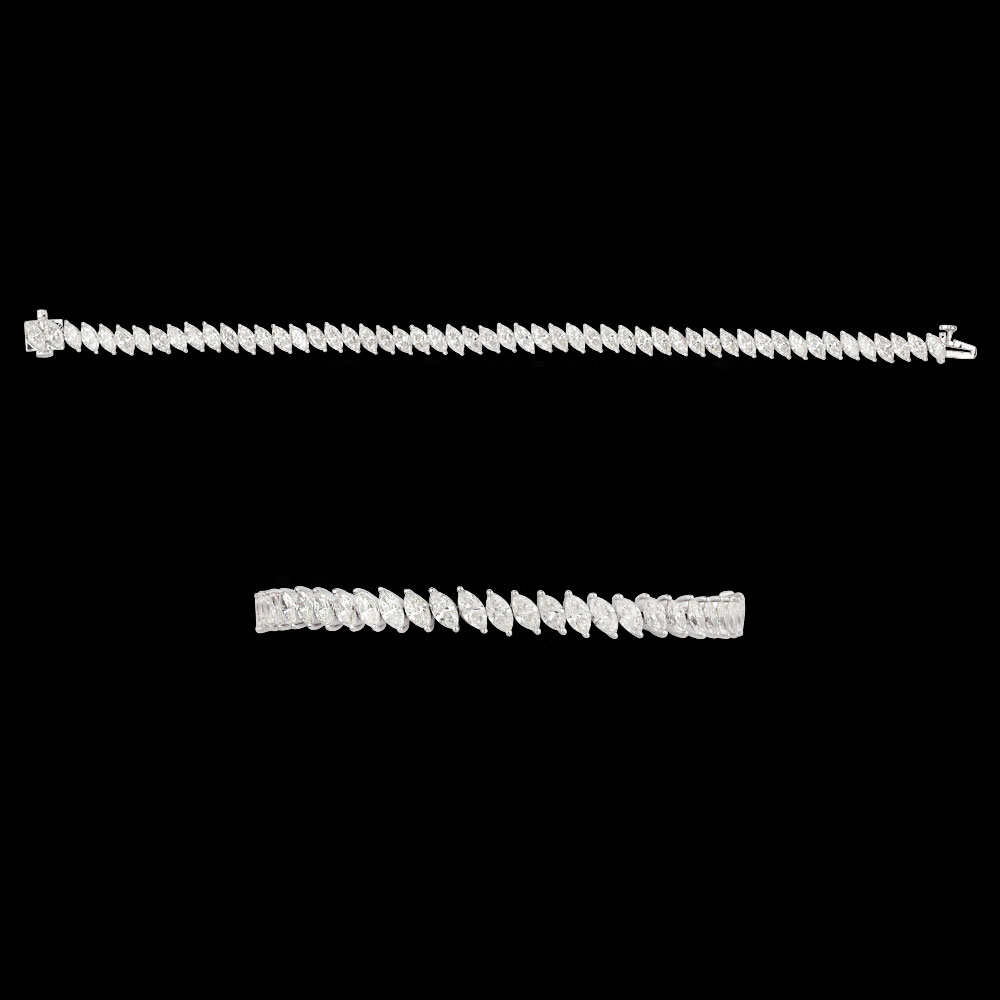 18K White Gold EXCLUSIVE TENNIS BRACELETS