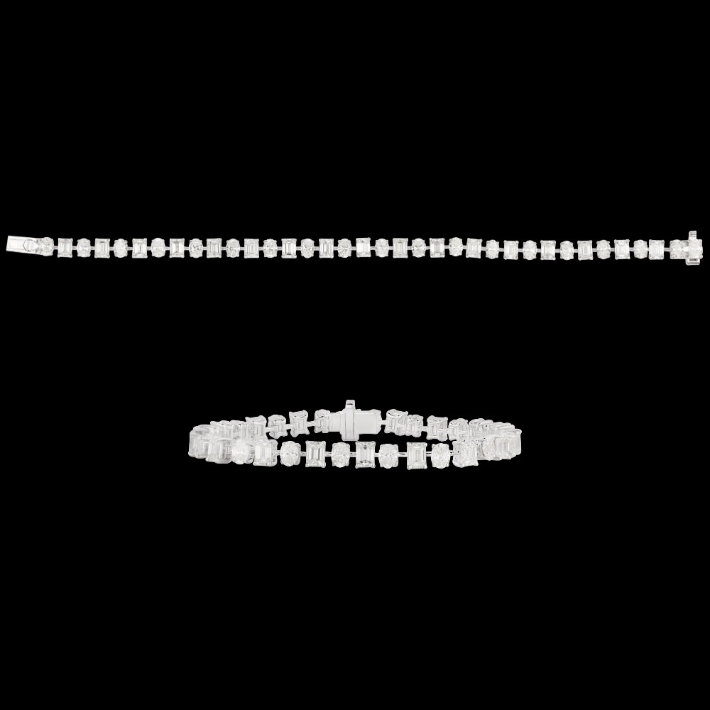 18K White Gold EXCLUSIVE TENNIS BRACELETS