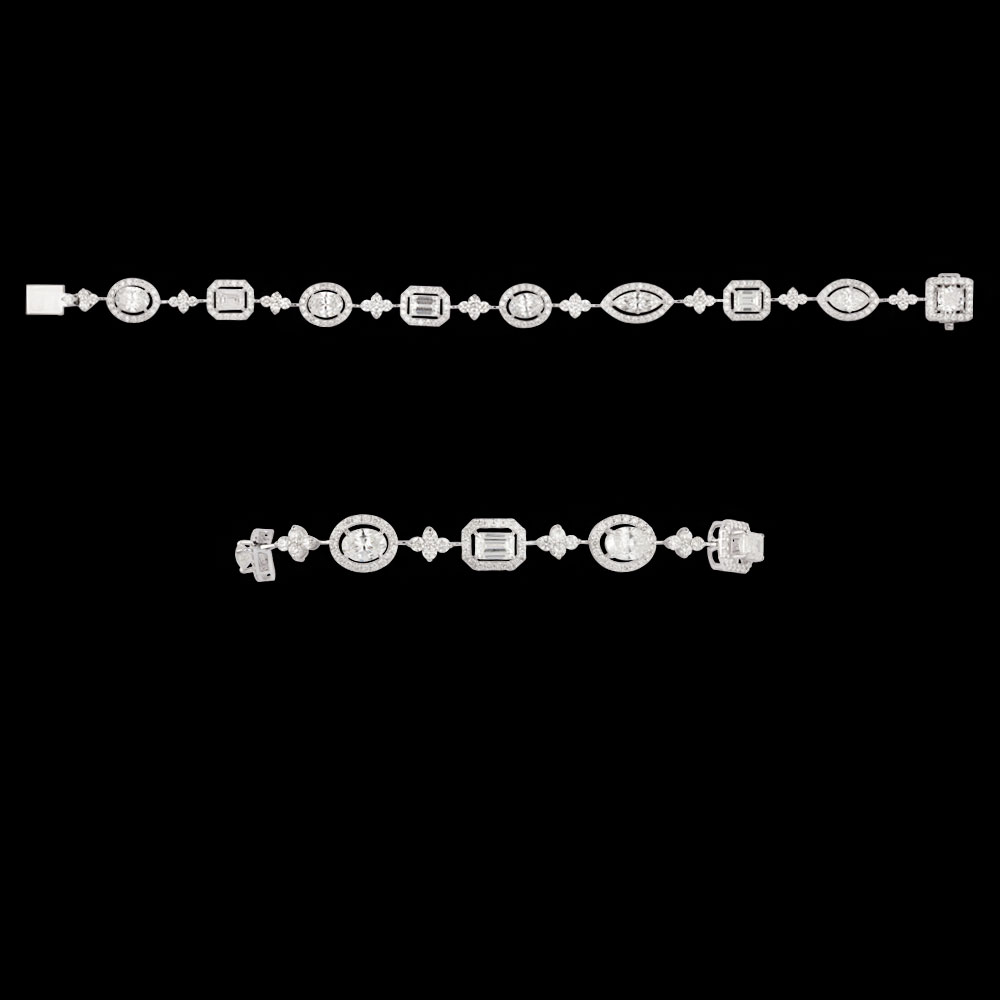 18K White Gold EXCLUSIVE TENNIS BRACELETS