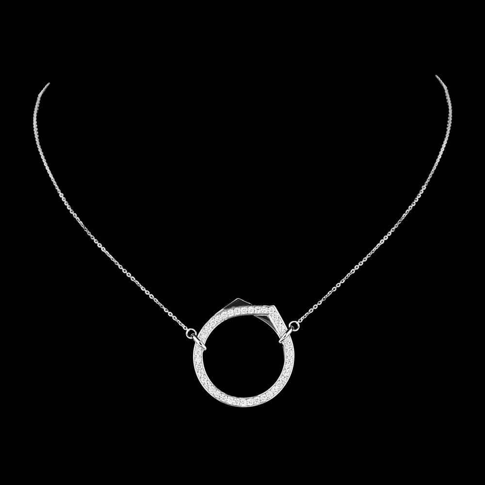 Diamond Chains – 14K White Gold | Gharenu GH004NKCBSPCH2631 Diamond Chains – 14K White Gold | Gharenu GH004NKCBSPCH2631