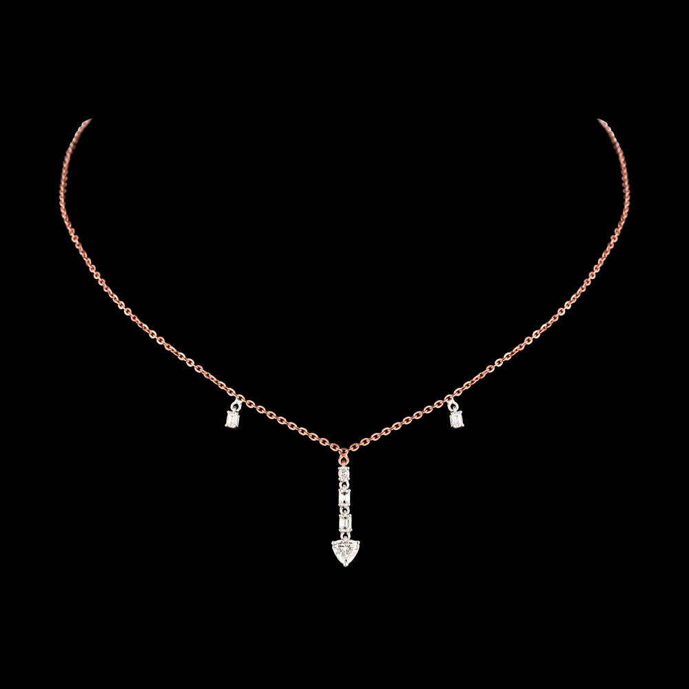 18K Two Tone (Rose Gold + White Gold) CHAINS