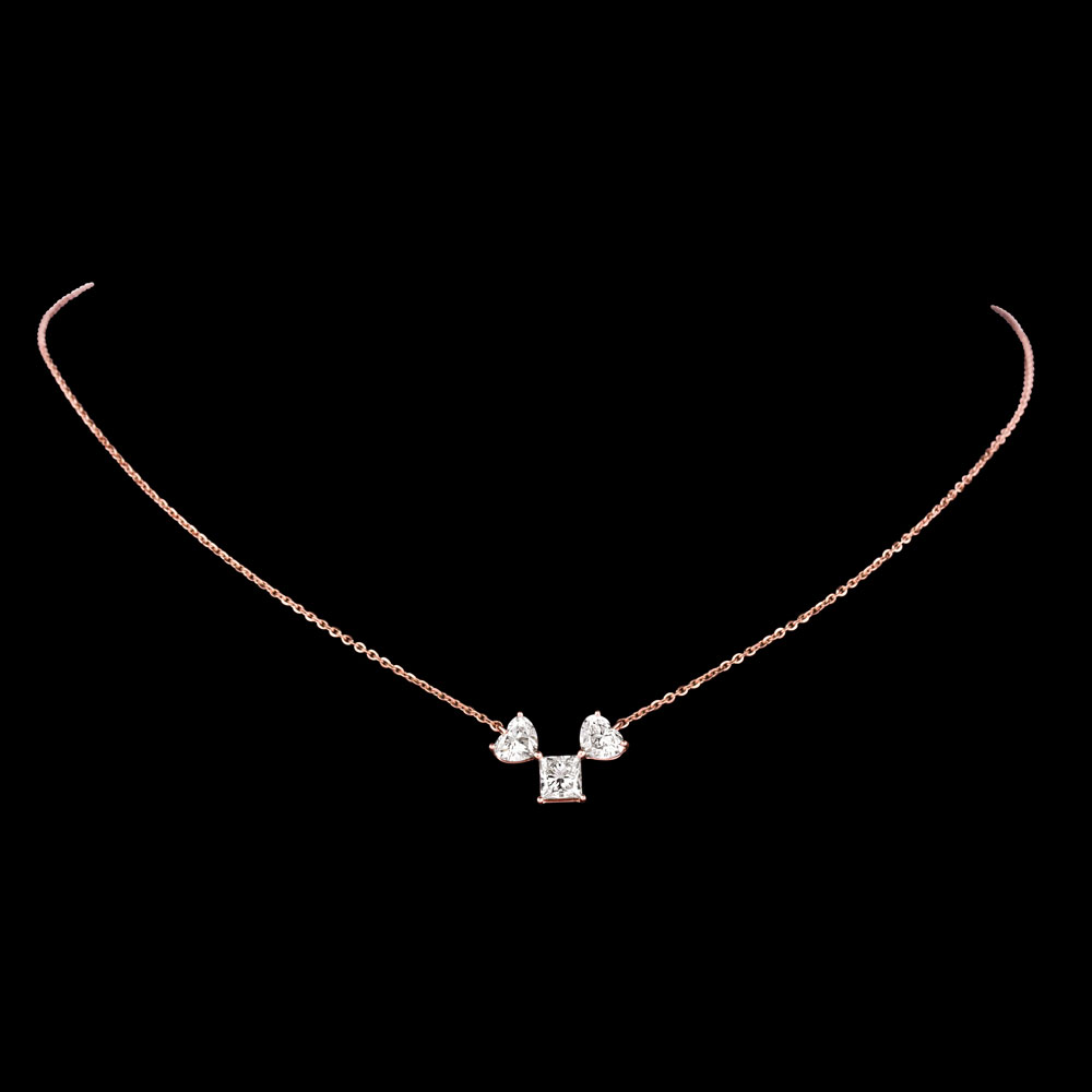 Diamond Chains – 18K Rose Gold | Gharenu GH074NKCTLP-130
