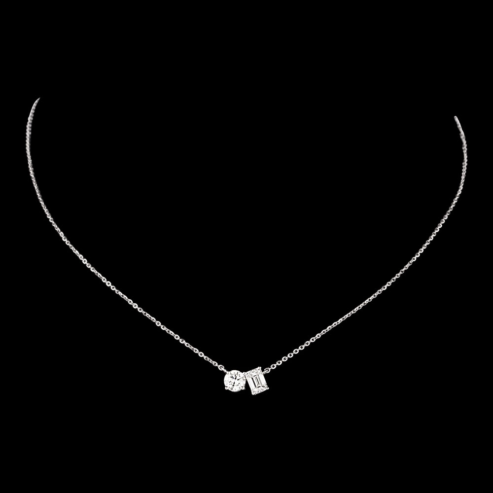 Diamond Chains – 18K White Gold | Gharenu GH074NKCTLP-143