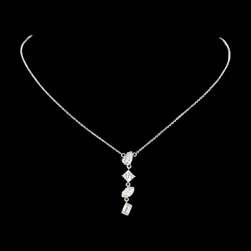 Diamond Chains – 18K White Gold | Gharenu GH074NKCTLP-150