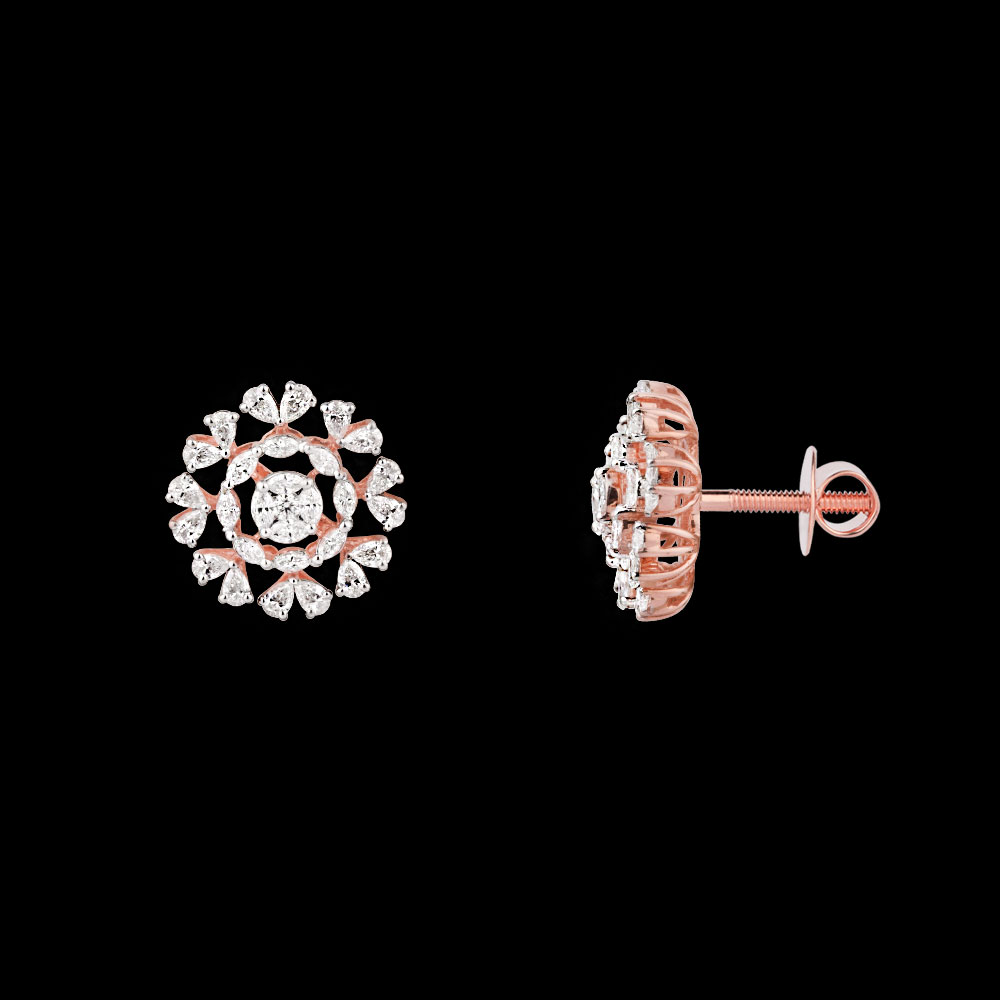 18K Rose Gold STUDS