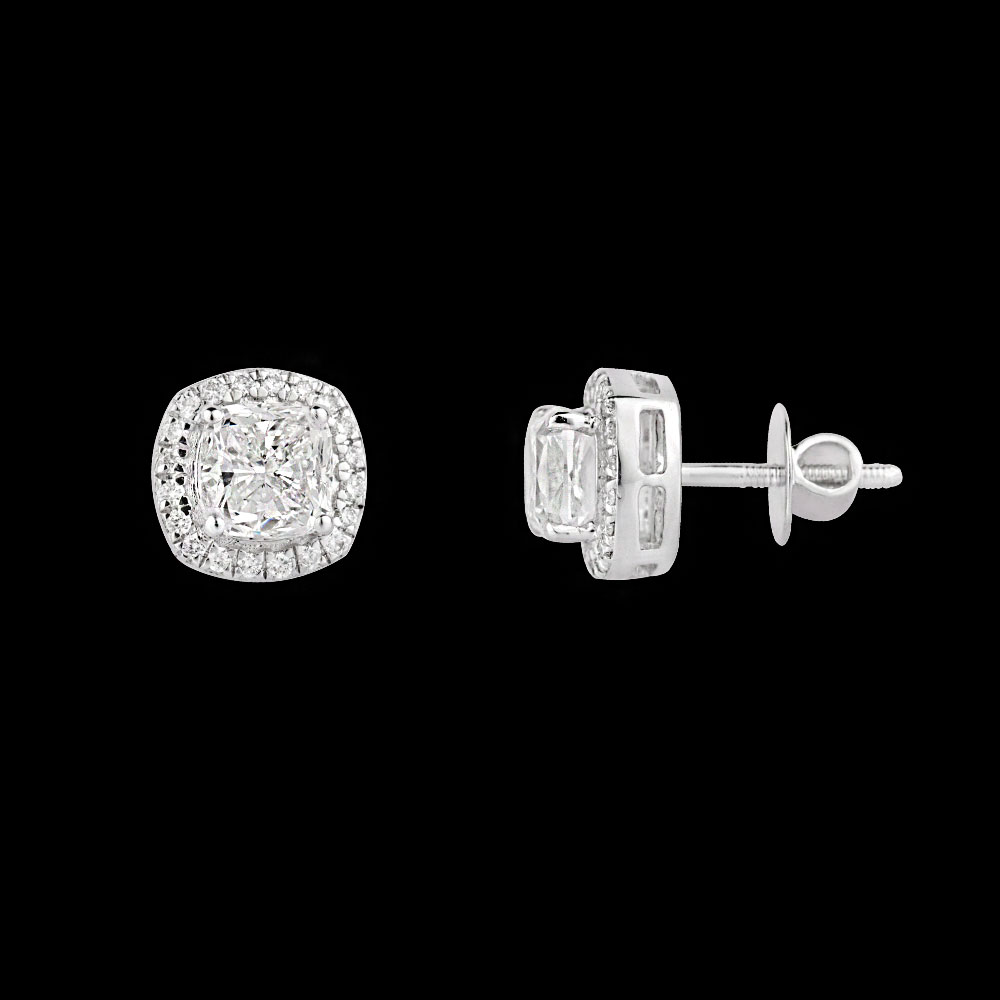 Studs – 18K White Gold | Gharenu GH004ERGBSP3010254