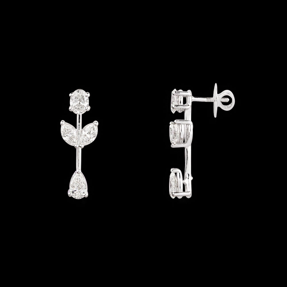 Danglers – 18K White Gold | Gharenu GH004ERGBSP3010262