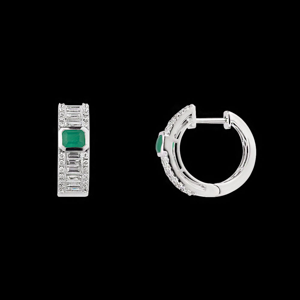 Gemstone Earrings – 14K Yellow Gold | Gharenu GH004ERGBSP3010275(E)