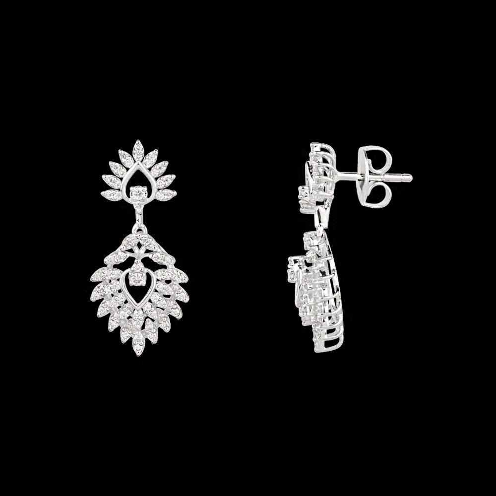 Danglers – 14K White Gold | Gharenu GH004ERGBSP3010288