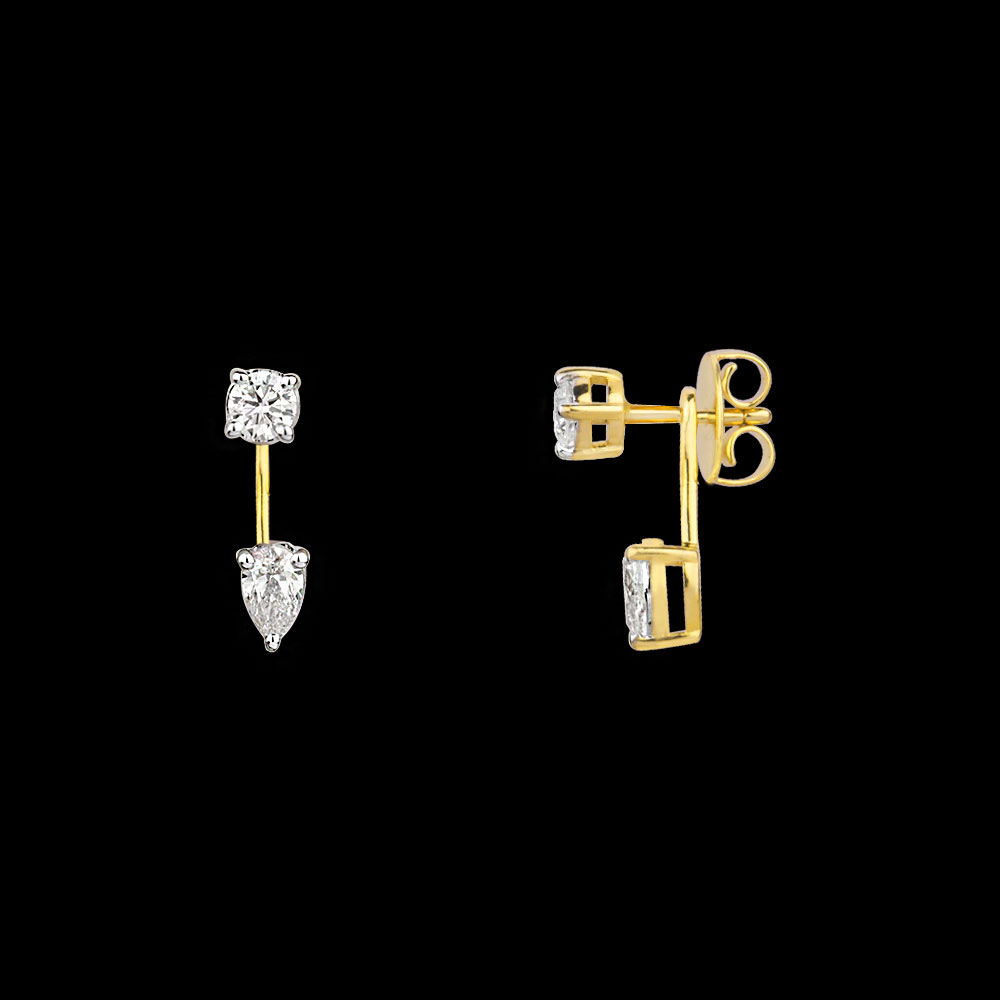 Studs – 14K Yellow Gold | Gharenu GH004ERGBSP3010290