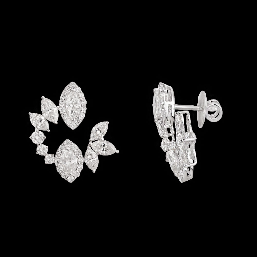 Studs – 14K White Gold | Gharenu GH004ERGNDP301678 Studs – 14K White Gold | Gharenu GH004ERGNDP301678