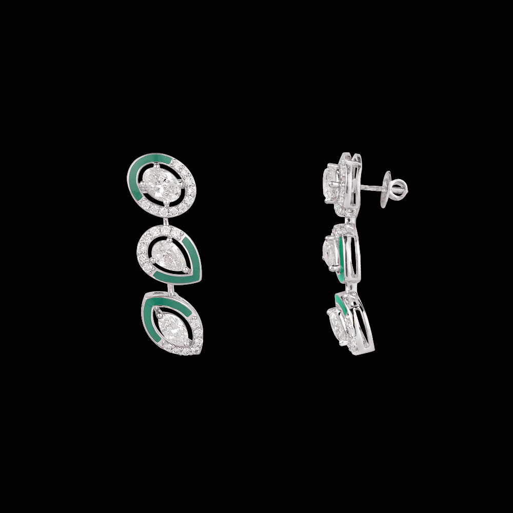 Studs – 14K White Gold | Gharenu GH004ERGNDP301686 Studs – 14K White Gold | Gharenu GH004ERGNDP301686