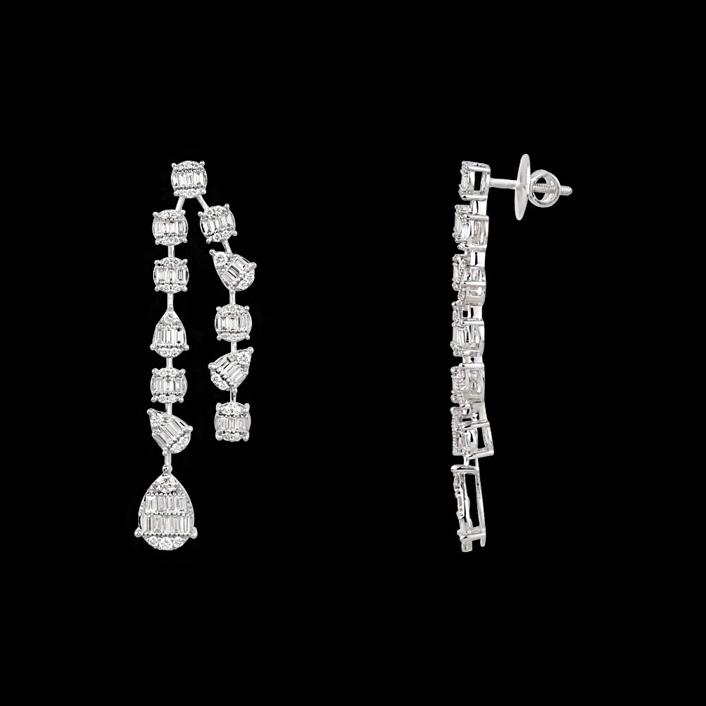 Danglers – 18K White Gold | Gharenu GH004NEBSPE19037