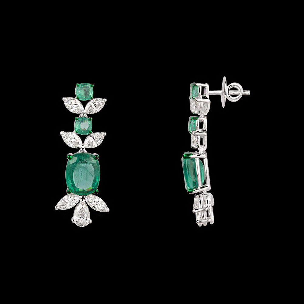Danglers – 14K White Gold | Gharenu GH004NENDPE190091(E)