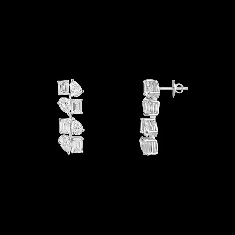 Studs – 14K White Gold | Gharenu GH004NESKH-249 Studs – 14K White Gold | Gharenu GH004NESKH-249