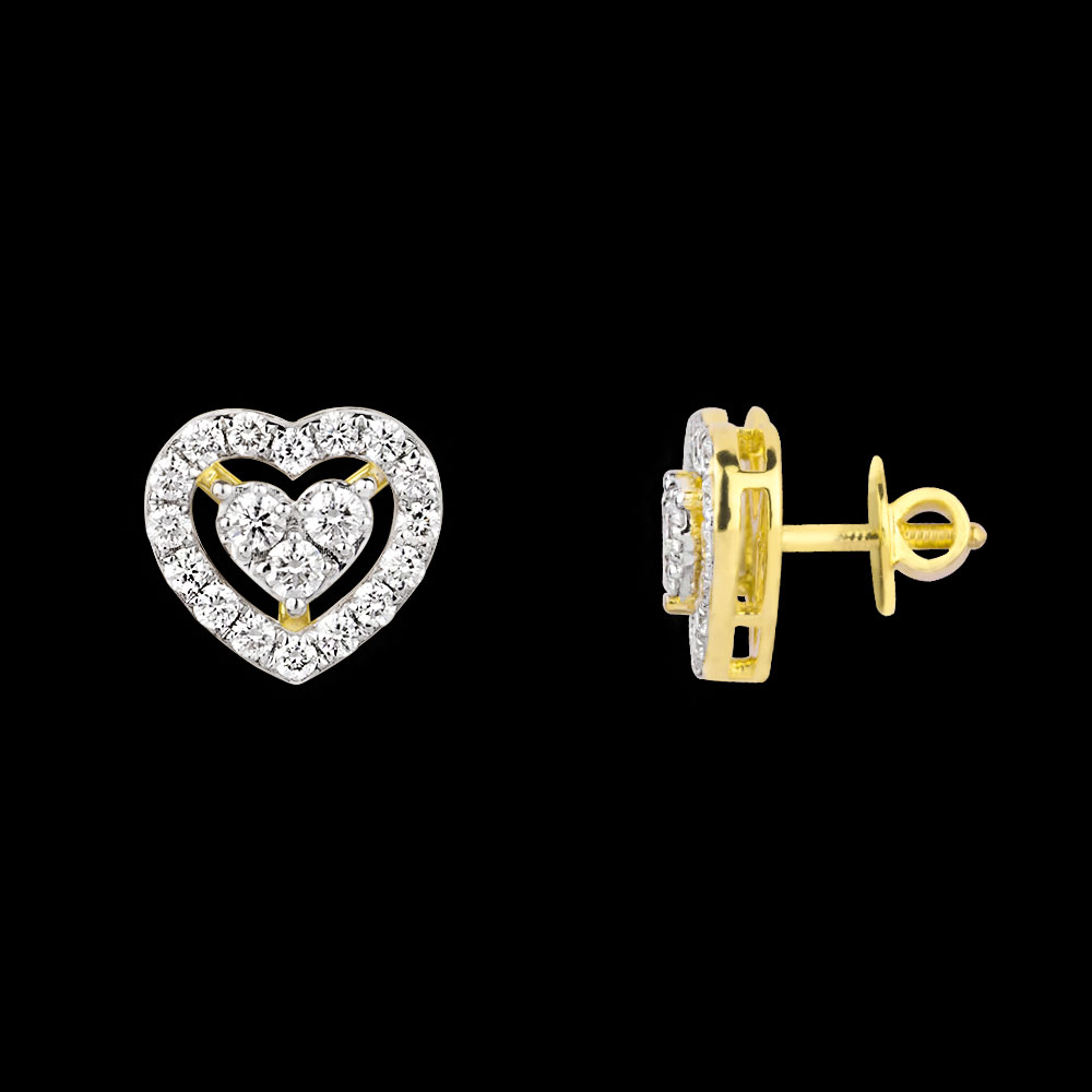 Studs – 18K Yellow Gold | Gharenu GH023ERGD030051