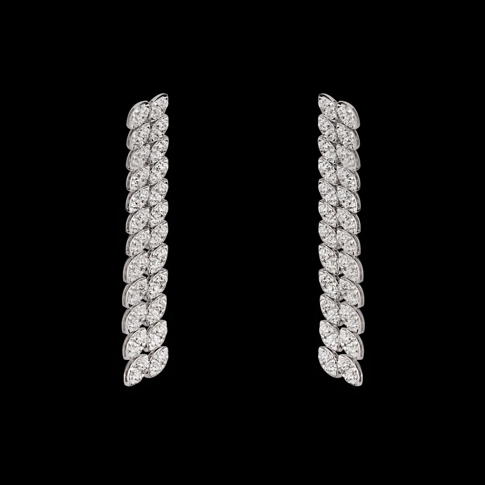 14K White Gold EXCLUSIVE EARRINGS