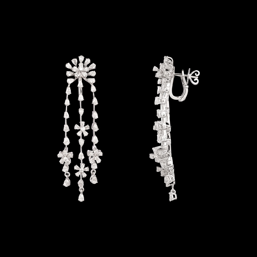 18K White Gold DANGLERS