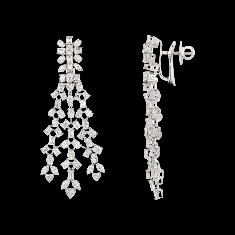 18K White Gold DANGLERS