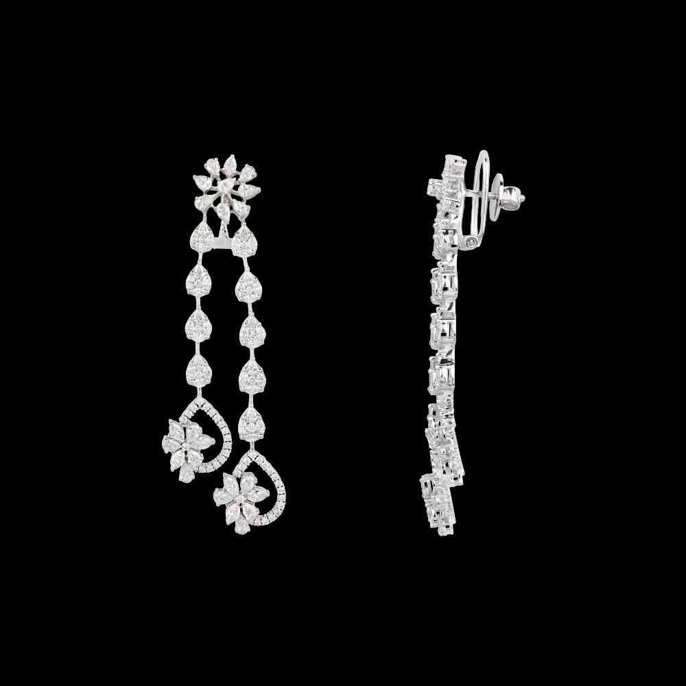 18K White Gold DANGLERS