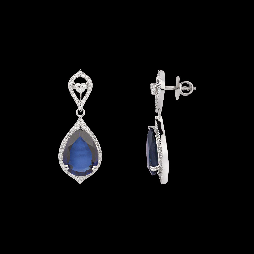 18K White Gold DANGLERS