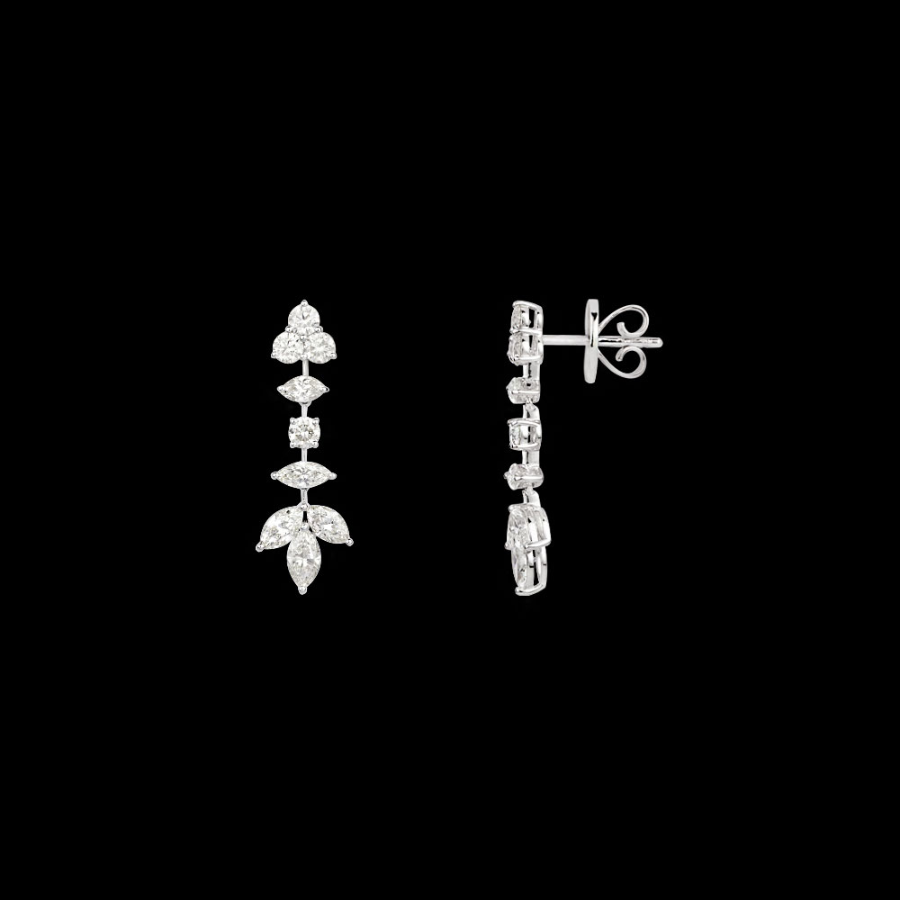 18K White Gold DANGLERS