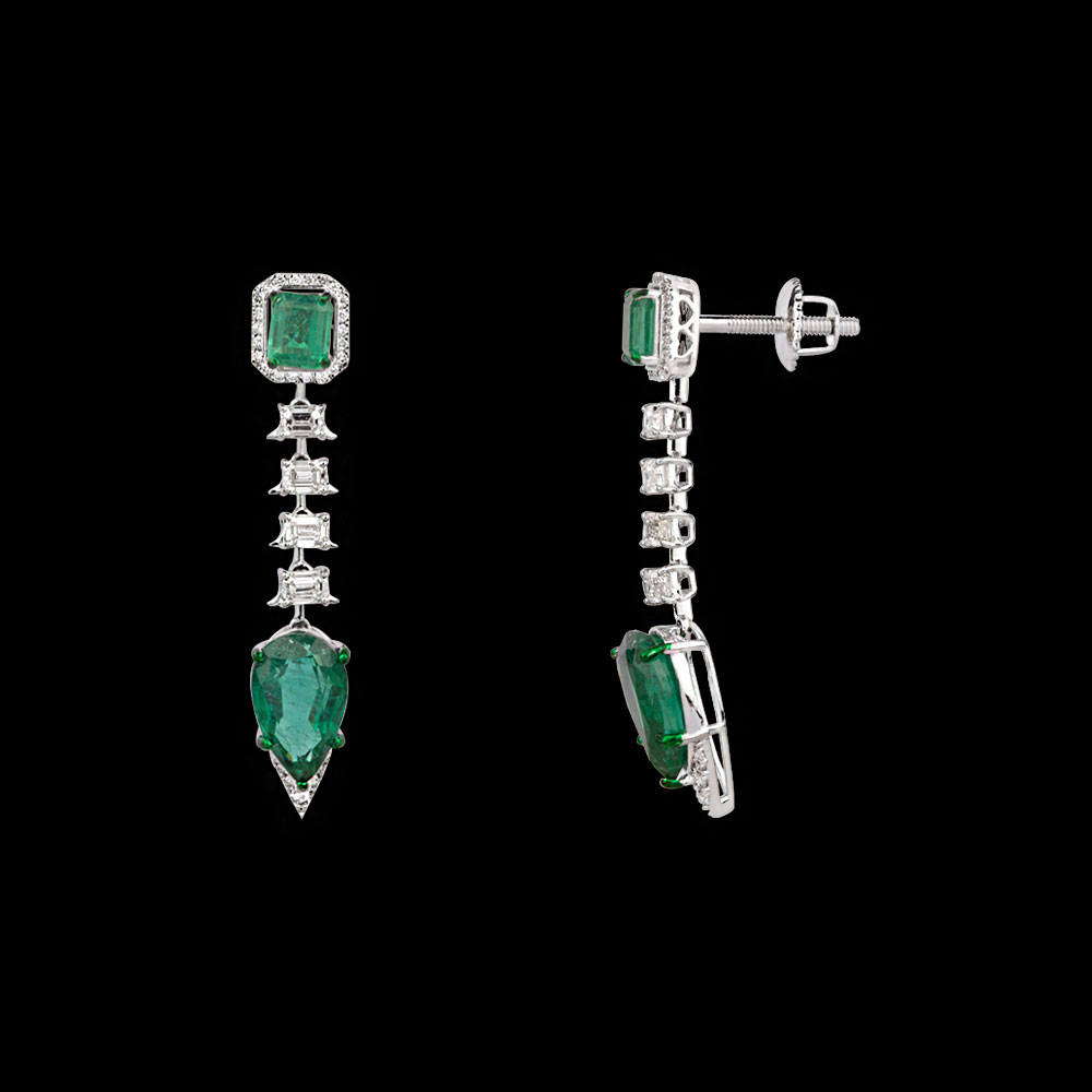 Danglers – 18K White Gold | Gharenu GH062NETNE-0616(E)