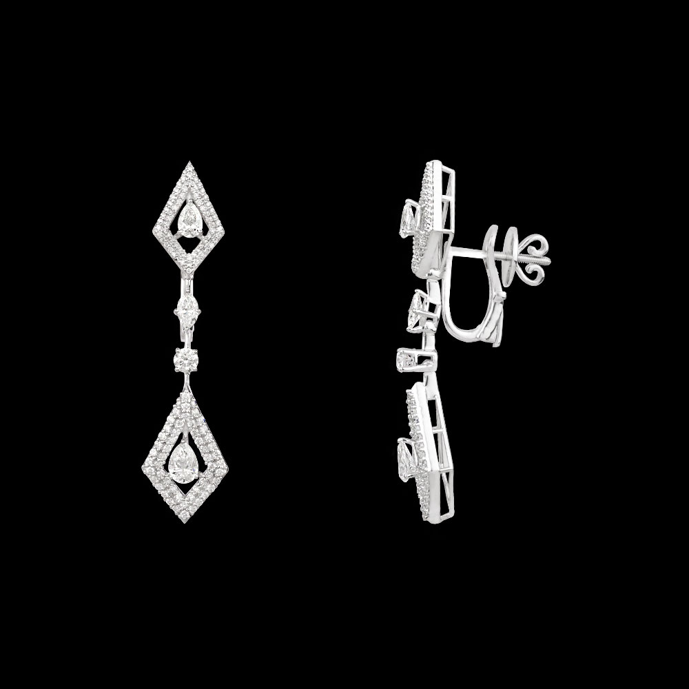 18K White Gold EXCLUSIVE EARRINGS