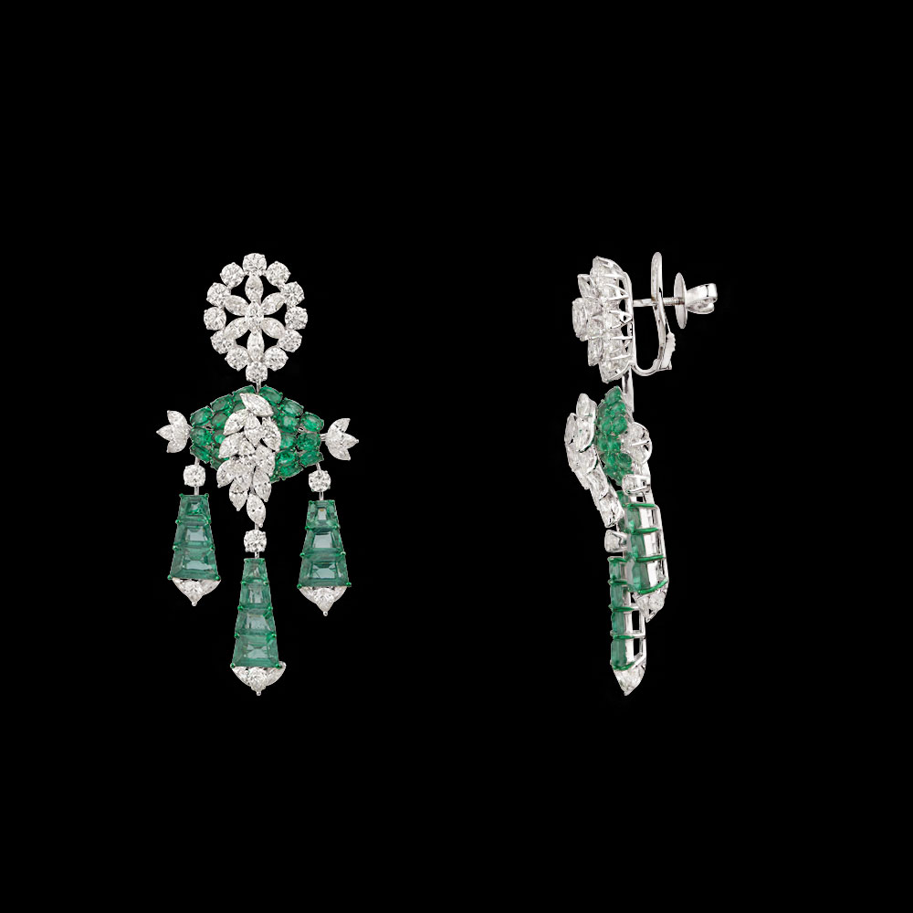 Danglers – 14K White Gold | Gharenu GH073NEVCADDI-08E(E)
